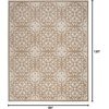 image:imageNourison Home Jubilant Floral IvoryPink 3 x 5 AreaRug EasyCleaning Non Shedding Bed Room Living Room Dining Room Kitchen 3x5Taupe