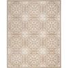 image:imageNourison Home Jubilant Floral IvoryPink 3 x 5 AreaRug EasyCleaning Non Shedding Bed Room Living Room Dining Room Kitchen 3x5Taupe