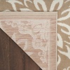 image:imageNourison Home Jubilant Floral IvoryPink 3 x 5 AreaRug EasyCleaning Non Shedding Bed Room Living Room Dining Room Kitchen 3x5Taupe