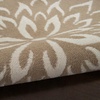 image:imageNourison Home Jubilant Floral IvoryPink 3 x 5 AreaRug EasyCleaning Non Shedding Bed Room Living Room Dining Room Kitchen 3x5Taupe