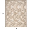 image:imageNourison Home Jubilant Floral IvoryPink 3 x 5 AreaRug EasyCleaning Non Shedding Bed Room Living Room Dining Room Kitchen 3x5Taupe