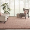 image:imageNourison Home Malibu Shag Silver Grey 3 x 5 Area Rug  Easy Clean Non Shedding Bed Room Living Room Dining Room Kitchen 3 x 5Blush