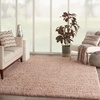 image:imageNourison Home Malibu Shag Silver Grey 3 x 5 Area Rug  Easy Clean Non Shedding Bed Room Living Room Dining Room Kitchen 3 x 5Blush