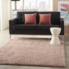 image:imageNourison Home Malibu Shag Silver Grey 3 x 5 Area Rug  Easy Clean Non Shedding Bed Room Living Room Dining Room Kitchen 3 x 5Blush