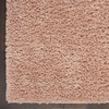 image:imageNourison Home Malibu Shag Silver Grey 3 x 5 Area Rug  Easy Clean Non Shedding Bed Room Living Room Dining Room Kitchen 3 x 5Blush
