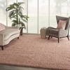 image:imageNourison Home Malibu Shag Silver Grey 3 x 5 Area Rug  Easy Clean Non Shedding Bed Room Living Room Dining Room Kitchen 3 x 5Blush