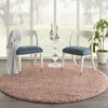 image:imageNourison Home Malibu Shag Silver Grey 3 x 5 Area Rug  Easy Clean Non Shedding Bed Room Living Room Dining Room Kitchen 3 x 5Blush
