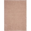 image:imageNourison Home Malibu Shag Silver Grey 3 x 5 Area Rug  Easy Clean Non Shedding Bed Room Living Room Dining Room Kitchen 3 x 5Blush
