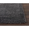 image:imageNourison Home Malibu Shag Silver Grey 3 x 5 Area Rug  Easy Clean Non Shedding Bed Room Living Room Dining Room Kitchen 3 x 5Dark Grey