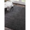 image:imageNourison Home Malibu Shag Silver Grey 3 x 5 Area Rug  Easy Clean Non Shedding Bed Room Living Room Dining Room Kitchen 3 x 5Dark Grey