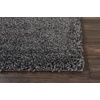 image:imageNourison Home Malibu Shag Silver Grey 3 x 5 Area Rug  Easy Clean Non Shedding Bed Room Living Room Dining Room Kitchen 3 x 5Dark Grey