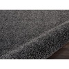 image:imageNourison Home Malibu Shag Silver Grey 3 x 5 Area Rug  Easy Clean Non Shedding Bed Room Living Room Dining Room Kitchen 3 x 5Dark Grey