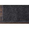 image:imageNourison Home Malibu Shag Silver Grey 3 x 5 Area Rug  Easy Clean Non Shedding Bed Room Living Room Dining Room Kitchen 3 x 5Dark Grey