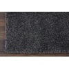 image:imageNourison Home Malibu Shag Silver Grey 3 x 5 Area Rug  Easy Clean Non Shedding Bed Room Living Room Dining Room Kitchen 3 x 5Dark Grey