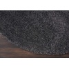 image:imageNourison Home Malibu Shag Silver Grey 3 x 5 Area Rug  Easy Clean Non Shedding Bed Room Living Room Dining Room Kitchen 3 x 5Dark Grey