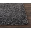 image:imageNourison Home Malibu Shag Silver Grey 3 x 5 Area Rug  Easy Clean Non Shedding Bed Room Living Room Dining Room Kitchen 3 x 5Dark Grey