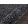 image:imageNourison Home Malibu Shag Silver Grey 3 x 5 Area Rug  Easy Clean Non Shedding Bed Room Living Room Dining Room Kitchen 3 x 5Dark Grey