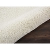 image:imageNourison Home Malibu Shag Silver Grey 3 x 5 Area Rug  Easy Clean Non Shedding Bed Room Living Room Dining Room Kitchen 3 x 5Ivory