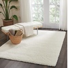 image:imageNourison Home Malibu Shag Silver Grey 3 x 5 Area Rug  Easy Clean Non Shedding Bed Room Living Room Dining Room Kitchen 3 x 5Ivory