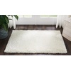 image:imageNourison Home Malibu Shag Silver Grey 3 x 5 Area Rug  Easy Clean Non Shedding Bed Room Living Room Dining Room Kitchen 3 x 5Ivory