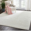 image:imageNourison Home Malibu Shag Silver Grey 3 x 5 Area Rug  Easy Clean Non Shedding Bed Room Living Room Dining Room Kitchen 3 x 5Ivory