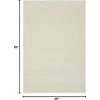 image:imageNourison Home Malibu Shag Silver Grey 3 x 5 Area Rug  Easy Clean Non Shedding Bed Room Living Room Dining Room Kitchen 3 x 5Ivory