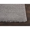 image:imageNourison Home Malibu Shag Silver Grey 3 x 5 Area Rug  Easy Clean Non Shedding Bed Room Living Room Dining Room Kitchen 3 x 5Silver Grey