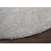 image:imageNourison Home Malibu Shag Silver Grey 3 x 5 Area Rug  Easy Clean Non Shedding Bed Room Living Room Dining Room Kitchen 3 x 5Silver Grey