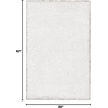 image:imageNourison Home Malibu Shag Silver Grey 3 x 5 Area Rug  Easy Clean Non Shedding Bed Room Living Room Dining Room Kitchen 3 x 5Silver Grey