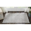 image:imageNourison Home Malibu Shag Silver Grey 3 x 5 Area Rug  Easy Clean Non Shedding Bed Room Living Room Dining Room Kitchen 3 x 5Silver Grey