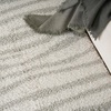 image:imageNourison Home Modern Shag Ivory Beige 53 x 7 Area Rug  Easy Clean Non Shedding Bed Room Living Room Dining Room Kitchen 5 x 7Ivory Grey