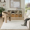 image:imageNourison Home Modern Shag Ivory Beige 53 x 7 Area Rug  Easy Clean Non Shedding Bed Room Living Room Dining Room Kitchen 5 x 7Ivory Grey