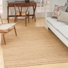 image:imageNourison Home Natural Jute Ivory 5 x 7 Area Rug  Easy Clean Non Shedding Bed Room Living Room Dining Room Kitchen 5 x 7Bleached