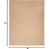 image:imageNourison Home Natural Jute Ivory 5 x 7 Area Rug  Easy Clean Non Shedding Bed Room Living Room Dining Room Kitchen 5 x 7Bleached