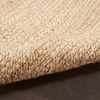 image:imageNourison Home Natural Jute Ivory 5 x 7 Area Rug  Easy Clean Non Shedding Bed Room Living Room Dining Room Kitchen 5 x 7Bleached