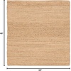 image:imageNourison Home Natural Jute Ivory 5 x 7 Area Rug  Easy Clean Non Shedding Bed Room Living Room Dining Room Kitchen 5 x 7Natural