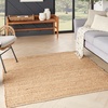 image:imageNourison Home Natural Jute Ivory 5 x 7 Area Rug  Easy Clean Non Shedding Bed Room Living Room Dining Room Kitchen 5 x 7Natural