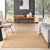 image:imageNourison Home Natural Jute Ivory 5 x 7 Area Rug  Easy Clean Non Shedding Bed Room Living Room Dining Room Kitchen 5 x 7Natural