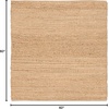 image:imageNourison Home Natural Jute Ivory 5 x 7 Area Rug  Easy Clean Non Shedding Bed Room Living Room Dining Room Kitchen 5 x 7Natural