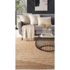 image:imageNourison Home Natural Jute Ivory 5 x 7 Area Rug  Easy Clean Non Shedding Bed Room Living Room Dining Room Kitchen 5 x 7Natural