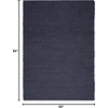 image:imageNourison Home Natural Jute Ivory 5 x 7 Area Rug  Easy Clean Non Shedding Bed Room Living Room Dining Room Kitchen 5 x 7Navy