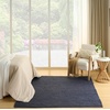 image:imageNourison Home Natural Jute Ivory 5 x 7 Area Rug  Easy Clean Non Shedding Bed Room Living Room Dining Room Kitchen 5 x 7Navy