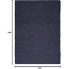 image:imageNourison Home Natural Jute Navy 3 x 5 Area Rug  Easy Clean Non Shedding Bed Room Living Room Dining Room Kitchen 3 x 5Navy