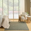 image:imageNourison Home Natural Jute Navy 3 x 5 Area Rug  Easy Clean Non Shedding Bed Room Living Room Dining Room Kitchen 3 x 5Sage