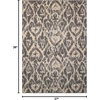 image:imageNourison Home Nepal Bone 23 x 3 Area Rug  Easy Clean Non Shedding Bed Room Living Room Dining Room Kitchen 2 x 3Graphite