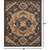 image:imageNourison Home Nourison 2020 Teal 2 x 3 Area Rug  Easy Clean Non Shedding Bed Room Living Room Dining Room Kitchen 2 x 3Midnight