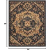 image:imageNourison Home Nourison 2020 Teal 2 x 3 Area Rug  Easy Clean Non Shedding Bed Room Living Room Dining Room Kitchen 2 x 3Midnight