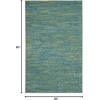 image:imageNourison Home Nourison Essentials Ivory Gold 3 x 5 Area Rug  Easy Clean Non Shedding Bed Room Living Room Dining Room Kitchen 3 x 5Blue Green