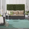 image:imageNourison Home Nourison Essentials Ivory Gold 3 x 5 Area Rug  Easy Clean Non Shedding Bed Room Living Room Dining Room Kitchen 3 x 5Blue Green