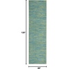 image:imageNourison Home Nourison Essentials Ivory Gold 3 x 5 Area Rug  Easy Clean Non Shedding Bed Room Living Room Dining Room Kitchen 3 x 5Blue Green